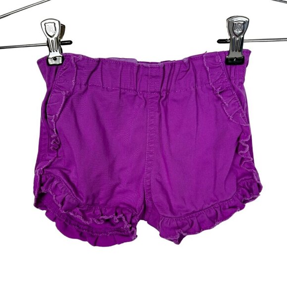 JCREW Crewcuts Fuchsia Size 2T Ruffle Bottom Feminine Girly Bloomer Shorts - Picture 1 of 7